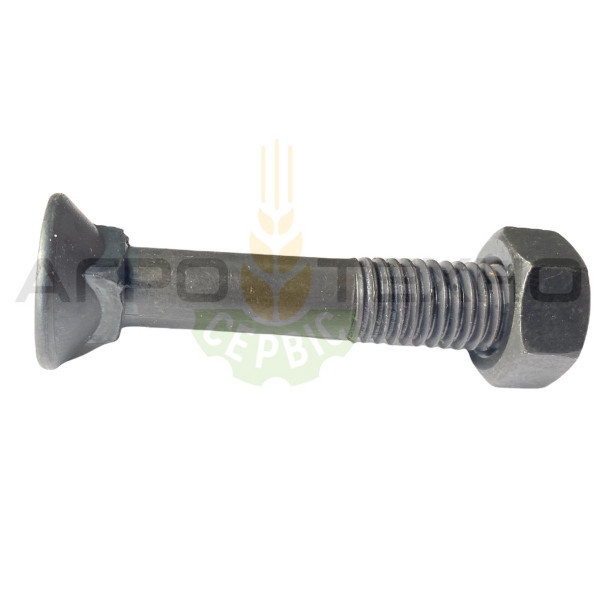 М12x70 12.9 DIN608 - Болт з гайкою для плуга 