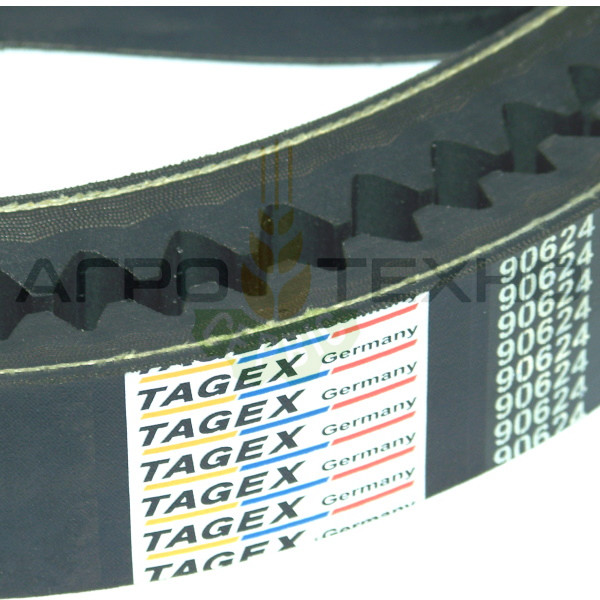 609823 - Ремінь Claas / Tagex 609823, 609823 claas, claas 609823, клаас 609823, 609823 ремінь, Ремінь молотильного барабану, Claas Mega, Claas Dominator, Tagex, комбайн, запчастини комбайна, сільськогосподарські запчастини, ремінь комбайна,