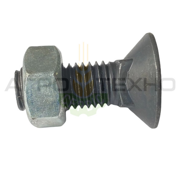 М14x40 DIN608 - Болт з гайкою для плуга (10.9) 