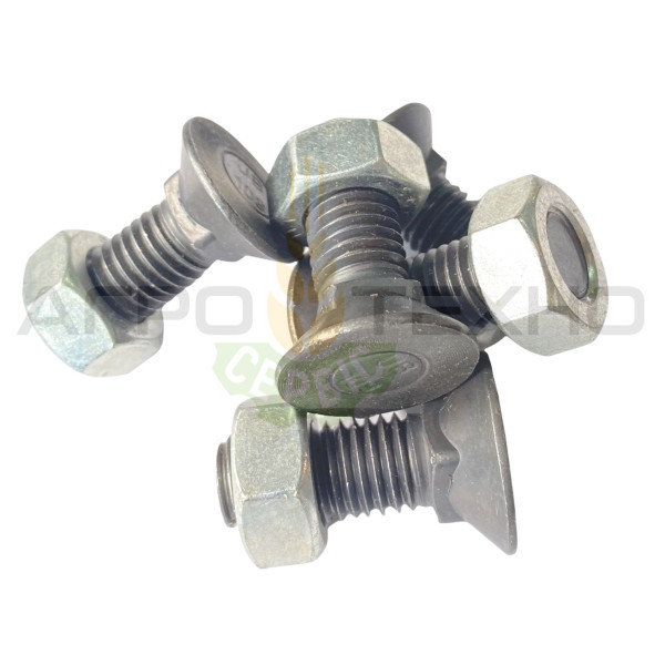 М14x40 DIN608 - Болт з гайкою для плуга (10.9) 