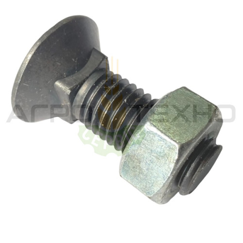 М14x40 DIN608 - Болт з гайкою для плуга (10.9) 
