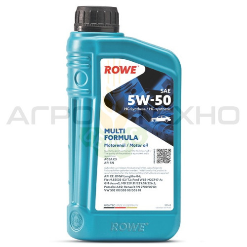 Rowe 5W-50 HIGHTEC MULTI FORMULA / 1л Rowe 5W-50 HIGHTEC MULTI FORMULA / 1л