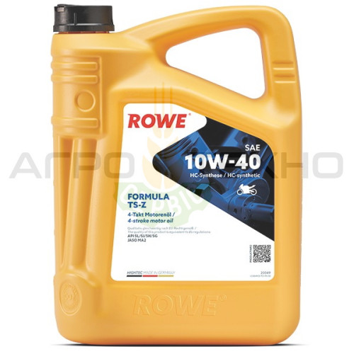 Rowe HIGHTEC FORMULA SAE 10W-40 TS-Z / 5л Rowe HIGHTEC FORMULA SAE 10W-40 TS-Z / 5л