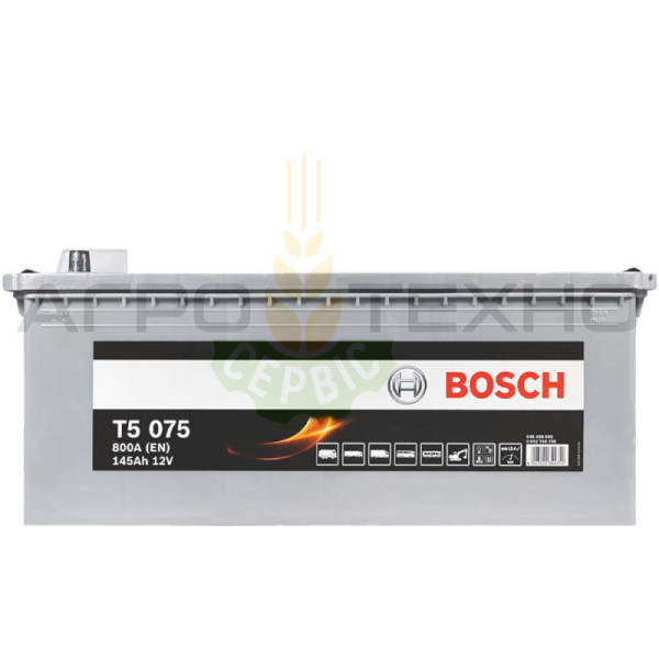 Bosch T5 075 145Ah 800A Bosch T5 075 145Ah 800A, Bosch T5 075, акумулятор Bosch T5 075, купити акумулятор Bosch 145, купити акумулятор бош 140, акумулятор 140, купити аккумулятор 145, якісний акумулятор 140, вантажні акумулятори Бош