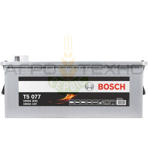 Bosch T5 077 180Ah 1000A Bosch T5 077 180Ah 1000A, Bosch T5 077, акумулятор Bosch T5 077, купити акумулятор Bosch 180, купити акумулятор бош 180, акумулятор 180, купити аккумулятор 180, якісний акумулятор 180, вантажні акумулятори Бош