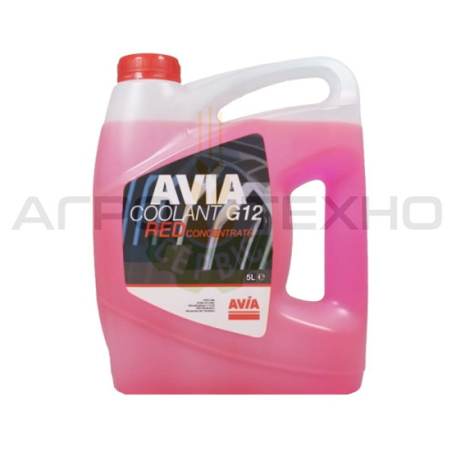 AVIA COOLANT G12/G12+ RED CONCENTRATE / 5л