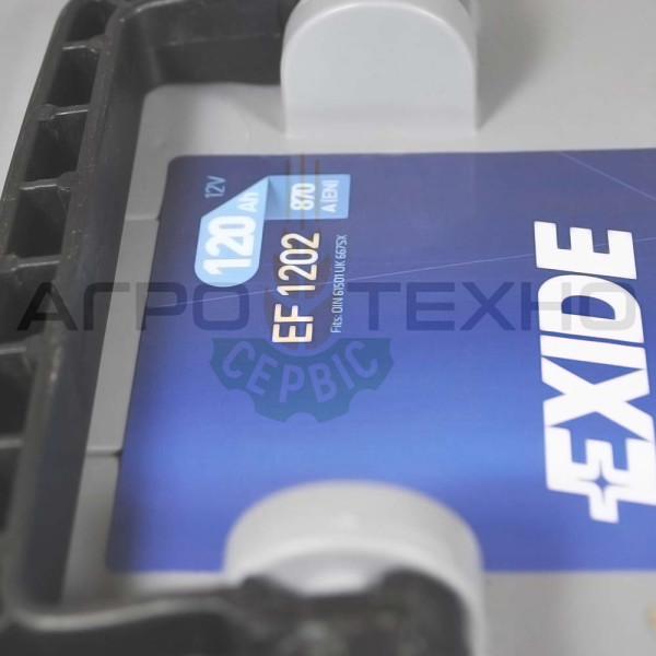 Exide 120Аh 870A, Exide EF1202 , акумулятор Exide EF1202, купити акумулятор Exide EF1202, акумулятор на manitou, купити аккумулятор на маніту, акумулятор для навантажувачів маніту, аккумулятор маніту, аккумулятор Exide