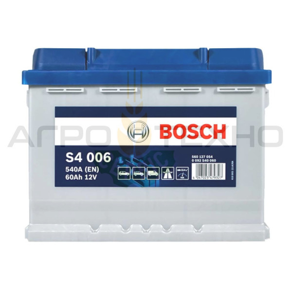 Bosch 60 Ah 540 A / S4 006 Bosch 60, Bosch S4 006, акумулятор Bosch S4 006, купити акумулятор Bosch S4 006, акумулятор Bosch 60, купити акумулятор Bosch 60, Бош 60, акумулятор Бош 60, купити акумулятор Бош 60, Bosch 60 540