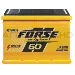 Forse 60 Ah 600 A R+ (правий плюс) / 6CT-60A2H