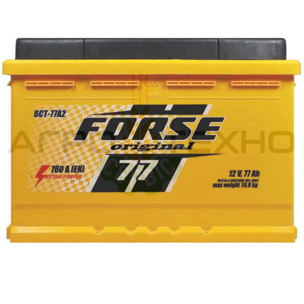 Forse 77 Ah 760 A R+ (правий плюс) / 6CT-77A2H Forse 77, Forse 77 акумулятор, акумулятор Forse 77, форсе 77, акумулятор форсе 77, форсе 77 акумулятор, акумулятор форс 77