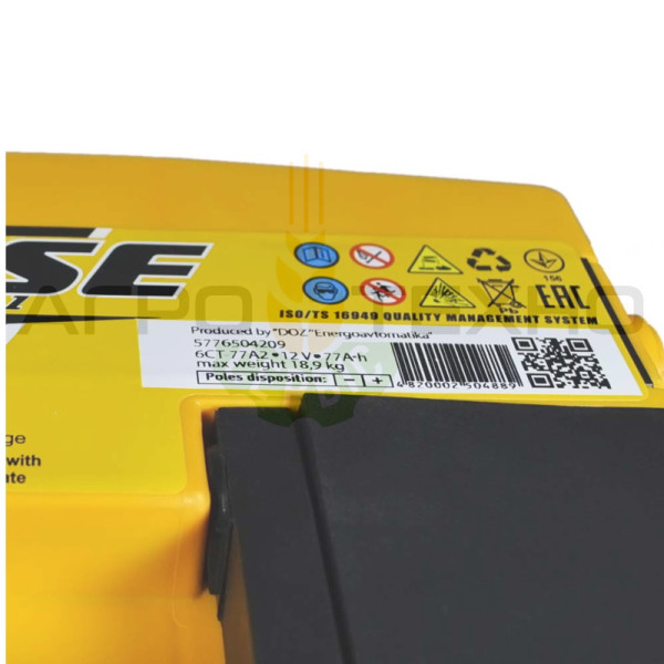 Forse 77 Ah 760 A R+ (правий плюс) / 6CT-77A2H Forse 77, Forse 77 акумулятор, акумулятор Forse 77, форсе 77, акумулятор форсе 77, форсе 77 акумулятор, акумулятор форс 77