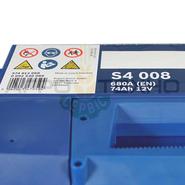 Bosch 74 Ah 680 A / S4 008 Bosch 74, Bosch S4 008, акумулятор Bosch S4 008, купити акумулятор Bosch S4 008, акумулятор Bosch 74, купити акумулятор Bosch 74, Бош 74, акумулятор Бош 74, купити акумулятор Бош 74, Bosch 74 680