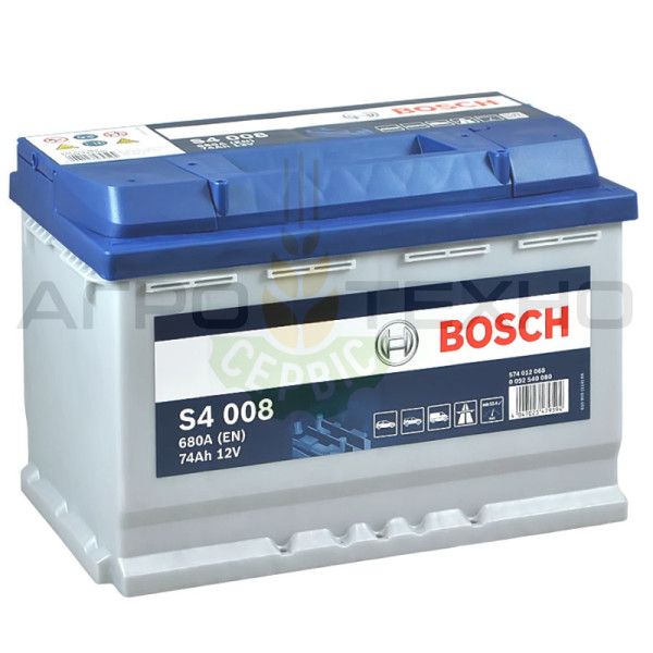 Bosch 74 Ah 680 A / S4 008 Bosch 74, Bosch S4 008, акумулятор Bosch S4 008, купити акумулятор Bosch S4 008, акумулятор Bosch 74, купити акумулятор Bosch 74, Бош 74, акумулятор Бош 74, купити акумулятор Бош 74, Bosch 74 680