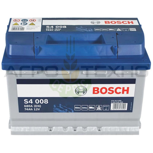Bosch 74 Ah 680 A / S4 008 Bosch 74 Ah 680 A / S4 008