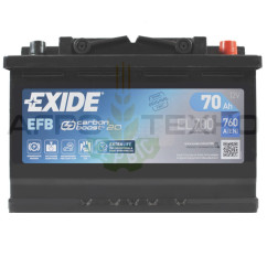 Exide 70Ah 760A EFB / EL700