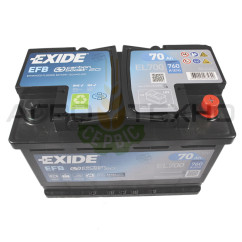 Exide 70Ah 760A EFB / EL700