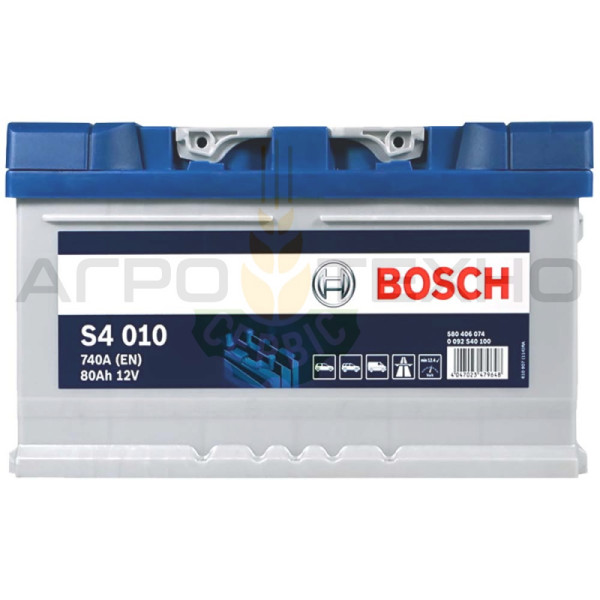 Bosch 80 Ah 740 A / S4 010 Bosch 80, Bosch S4 010, акумулятор Bosch S4 010, купити акумулятор Bosch S4 010, акумулятор Bosch 80, купити акумулятор Bosch 80, Бош 80, акумулятор Бош 80, купити акумулятор Бош 80, Bosch 80 740