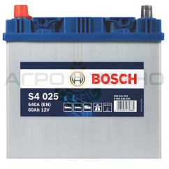 Bosch 60 Ah 540 A / S4 025