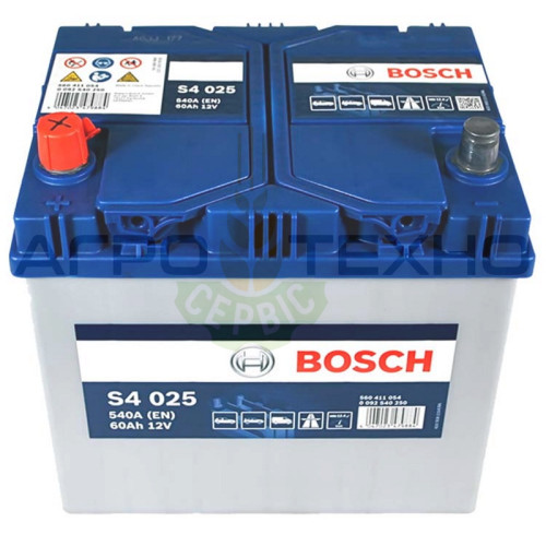 Bosch 60 Ah 540 A / S4 025 Bosch 60 Ah 540 A / S4 025