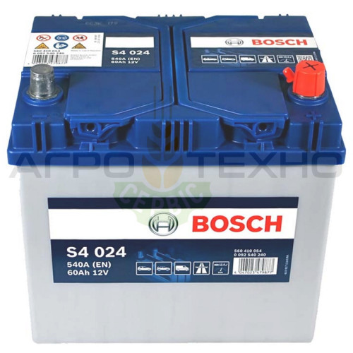 Bosch 60 Ah 540 A / S4 024