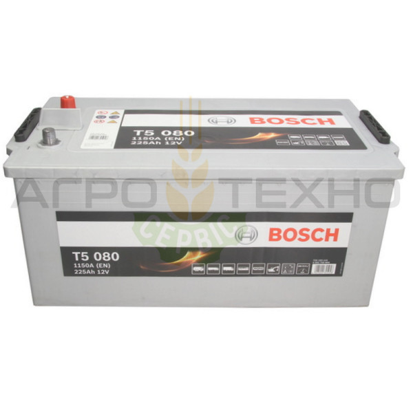 Bosch 225 Ah 1150 A / T5 080 Bosch 225, акумулятор Bosch 225, Bosch T5 080 225Ah 1150A, Bosch T5 080, акумулятор Bosch T5 080, купити акумулятор Bosch 225, купити акумулятор бош 225, акумулятор 225, купити аккумулятор 225, якісний акумулятор 225, вантажні акумулятори Бош