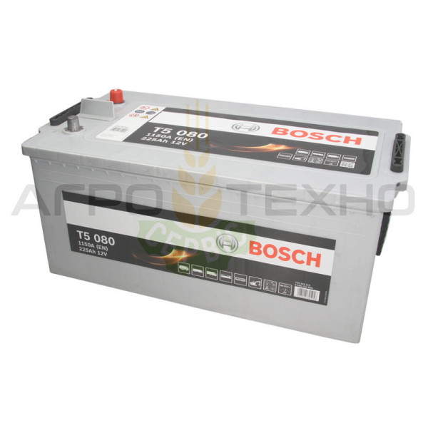 Bosch 225 Ah 1150 A / T5 080 Bosch 225, акумулятор Bosch 225, Bosch T5 080 225Ah 1150A, Bosch T5 080, акумулятор Bosch T5 080, купити акумулятор Bosch 225, купити акумулятор бош 225, акумулятор 225, купити аккумулятор 225, якісний акумулятор 225, вантажні акумулятори Бош