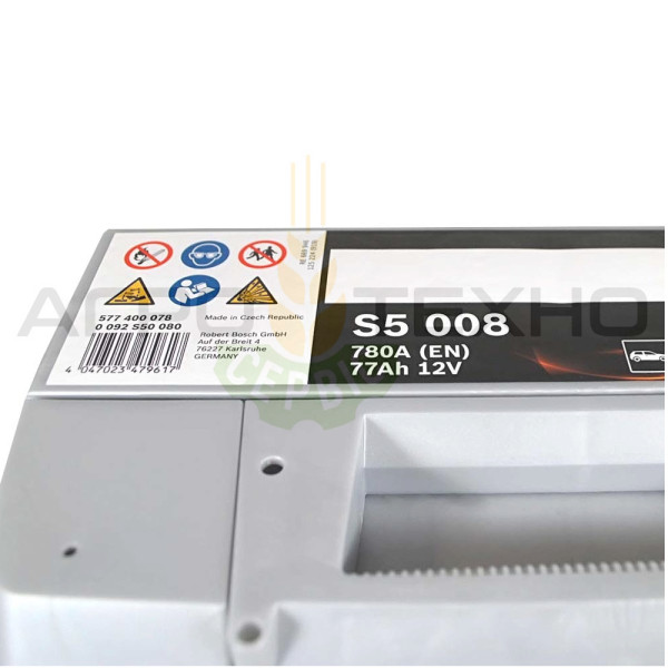 Bosch 77Ah 780 A / S5 008 Bosch 77, Bosch S5 008, акумулятор Bosch S5 008, купити акумулятор Bosch S5 008, акумулятор Bosch 77, купити акумулятор Bosch 77, Бош 77, акумулятор Бош 77, купити акумулятор Бош 77, Bosch 77 780