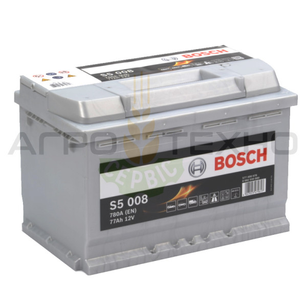 Bosch 77Ah 780 A / S5 008 Bosch 77, Bosch S5 008, акумулятор Bosch S5 008, купити акумулятор Bosch S5 008, акумулятор Bosch 77, купити акумулятор Bosch 77, Бош 77, акумулятор Бош 77, купити акумулятор Бош 77, Bosch 77 780