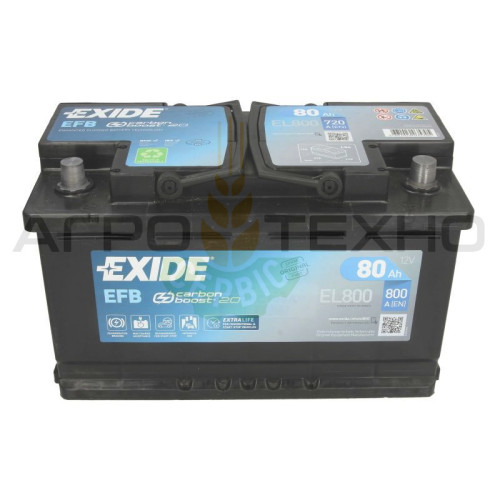 Exide 80Ah 800A EFB / EL800 Exide 80Ah 800A EFB / EL800