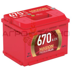 Maxion 60 Ah 670 A Premium Plus L+ / Україна