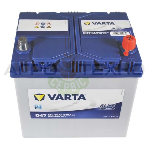 Varta 60 Ah 540 A / D47 Varta 60 Ah 540 A / D47