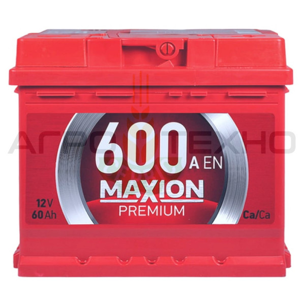 Maxion 60 Ah 600 A Premium R+ / Туреччина Maxion 60, Maxion 60 600, акумулятор Maxion 60, акб Maxion, акумулятори Maxion, maxion 60 Premium, максіон 60, акумулятор максіон