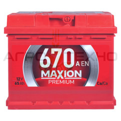 Maxion 65 Ah 670 A Premium R+ / Туреччина