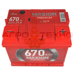 Maxion 65 Ah 670 A Premium R+ / Туреччина