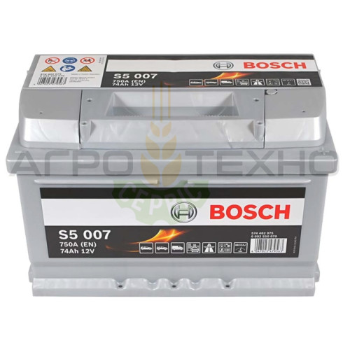 Bosch 74Ah 750 A / S5 007 Bosch 74Ah 750 A / S5 007