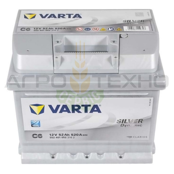 Varta 52 Ah 520 A / C6 Varta 52, Varta C6, акумулятор Varta C6, купити акумулятор Varta C6, акумулятор Varta 52, купити акумулятор Varta 52, Варта 52, акумулятор Варта 52, купити акумулятор Варта 52, Varta 52 520