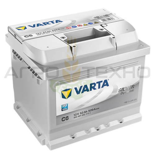 Varta 52 Ah 520 A / C6 Varta 52 Ah 520 A / C6
