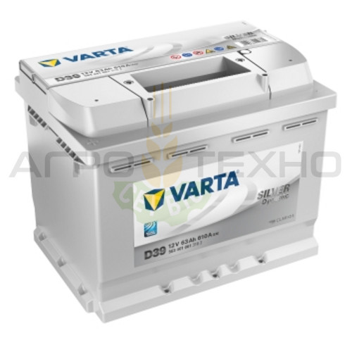 Varta 63 Ah 610 A / D39 Varta 63 Ah 610 A / D39