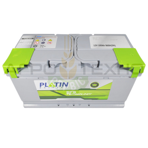 Platin 100, Platin 100 960, акумулятор Platin 100, акб Platin, акумулятори Platin, Platin 100 EFB, платін 100, акумулятор платін