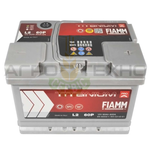 Fiamm 60Ah 600A / L2 62P Fiamm 60Ah 600A / L2 62P