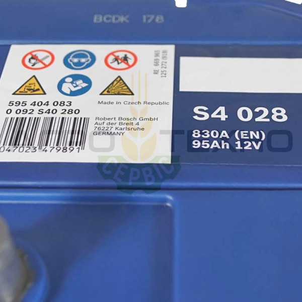 Bosch 95 Ah 830 A / S4 028 Bosch 95, Bosch S4 028, акумулятор Bosch S4 028, купити акумулятор Bosch S4 028, акумулятор Bosch 95, купити акумулятор Bosch 95, Бош 95, акумулятор Бош 95, купити акумулятор Бош 95, Bosch 95 830
