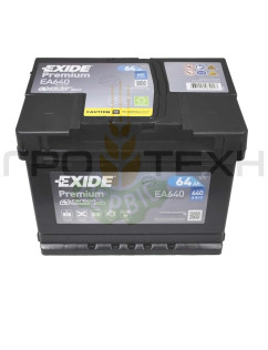 Exide 64Ah 640A Premium / EA640