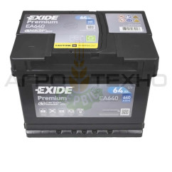 Exide 64Ah 640A Premium / EA640