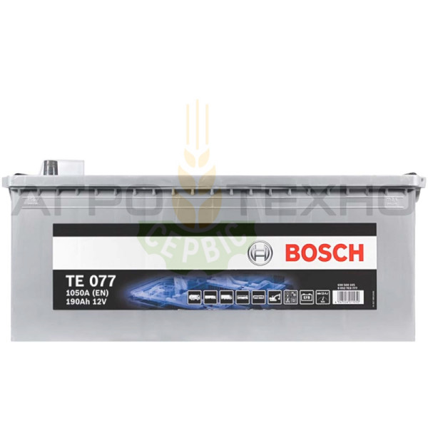 Bosch 190, акумулятор Bosch 190, Bosch TE 077 190Ah 1050A, Bosch TE 077, акумулятор Bosch TE 077, купити акумулятор Bosch 190, купити акумулятор бош 190, акумулятор 190, купити аккумулятор 190, якісний акумулятор 190, вантажні акумулятори Бош