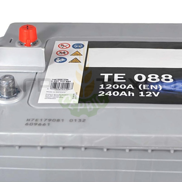 Bosch 240Ah 1200A / TE 088 Bosch 240, акумулятор Bosch 240, Bosch TE 088 240Ah 1200A, Bosch TE 088, акумулятор Bosch TE 088, купити акумулятор Bosch 240, купити акумулятор бош 240, акумулятор 240, купити аккумулятор 240, якісний акумулятор 240, вантажні акумулятори Бош