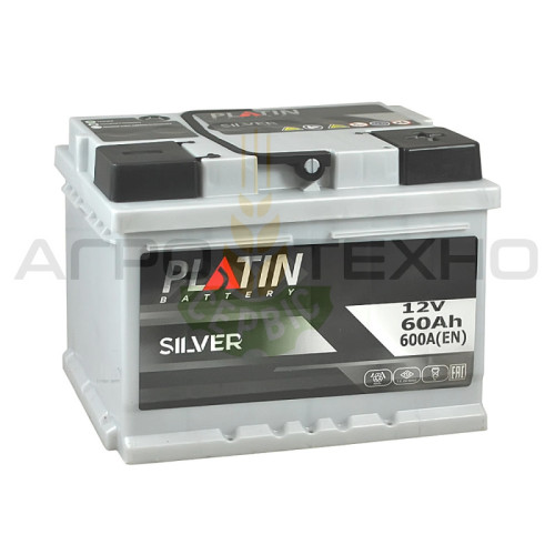 Platin Silver 60Ah 600A R+ Platin Silver 60Ah 600A R+