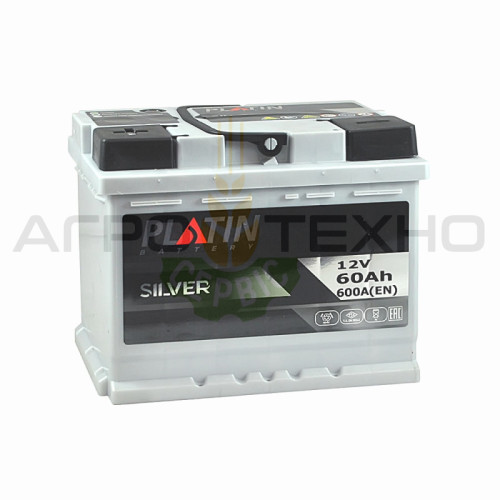 Platin Silver 60Ah 600A L+