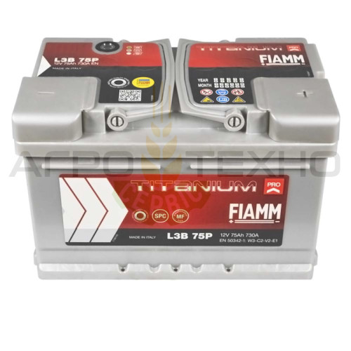 Fiamm 75Ah 730A / L3B 75P Fiamm 75Ah 730A / L3B 75P