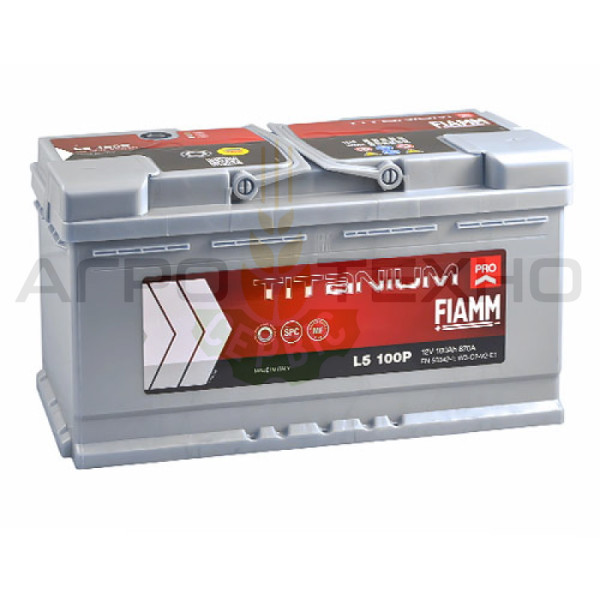 Fiamm 100Ah 870A / L5 100P Fiamm 100, Fiamm 100 870, акумулятор Fiamm 100, акб Fiamm, акумулятори Fiamm, Fiamm 100, Фіам 100, акумулятор Фіамм