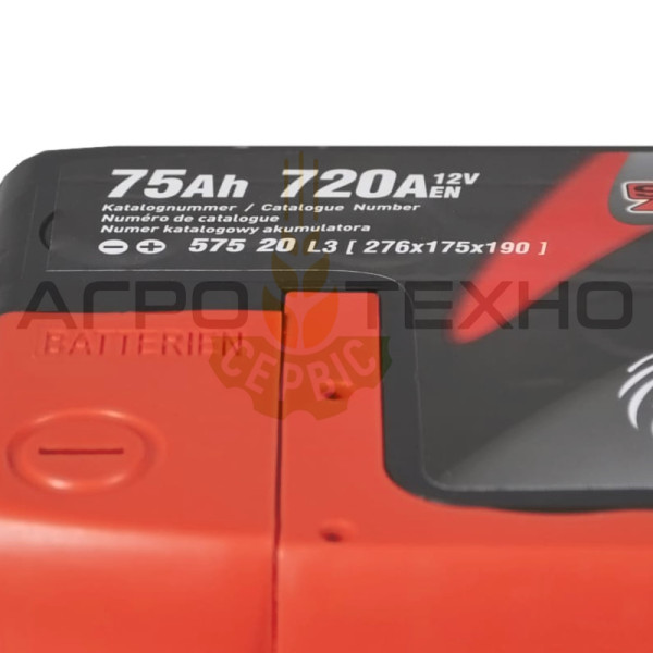 SZNAJDER 75Аh 720A R+ (правий плюс) / Eagle Plus SZNAJDER 75, акумулятор SZNAJDER 75Аh, купити акумулятор SZNAJDER 75, акумулятор 75 переяслав, купити акумулятор 75 в Переяславі